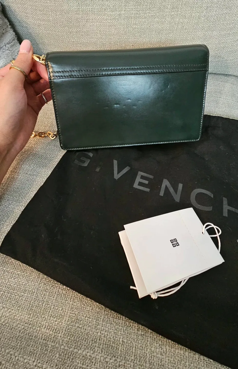 Givenchy Green Forest 4G Chain Bag image indicator(3)