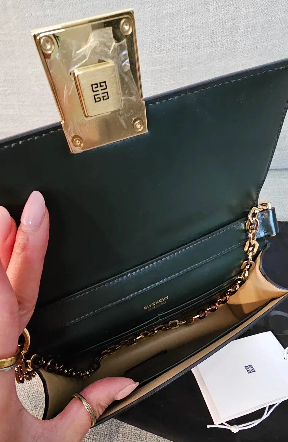 Givenchy Green Forest 4G Chain Bag image indicator(5)