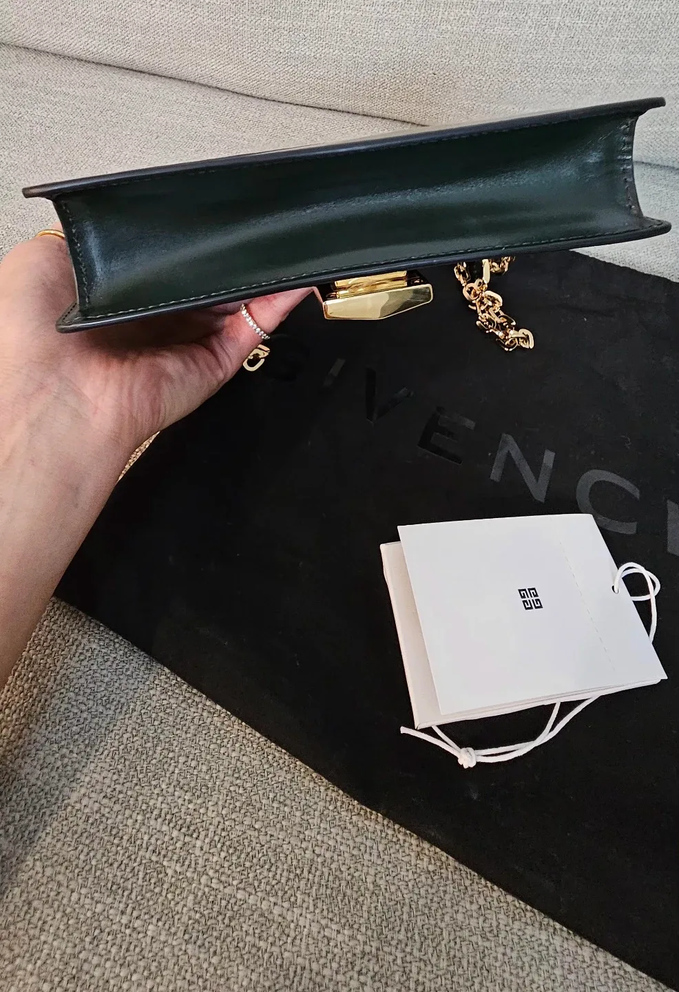 Givenchy Green Forest 4G Chain Bag image indicator(6)