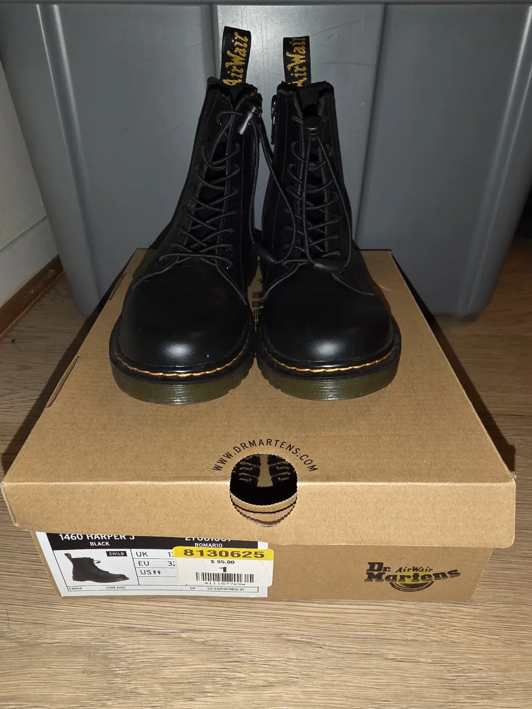 Dr. Martens 1460 Harper J Black Boots - US1 image indicator(2)