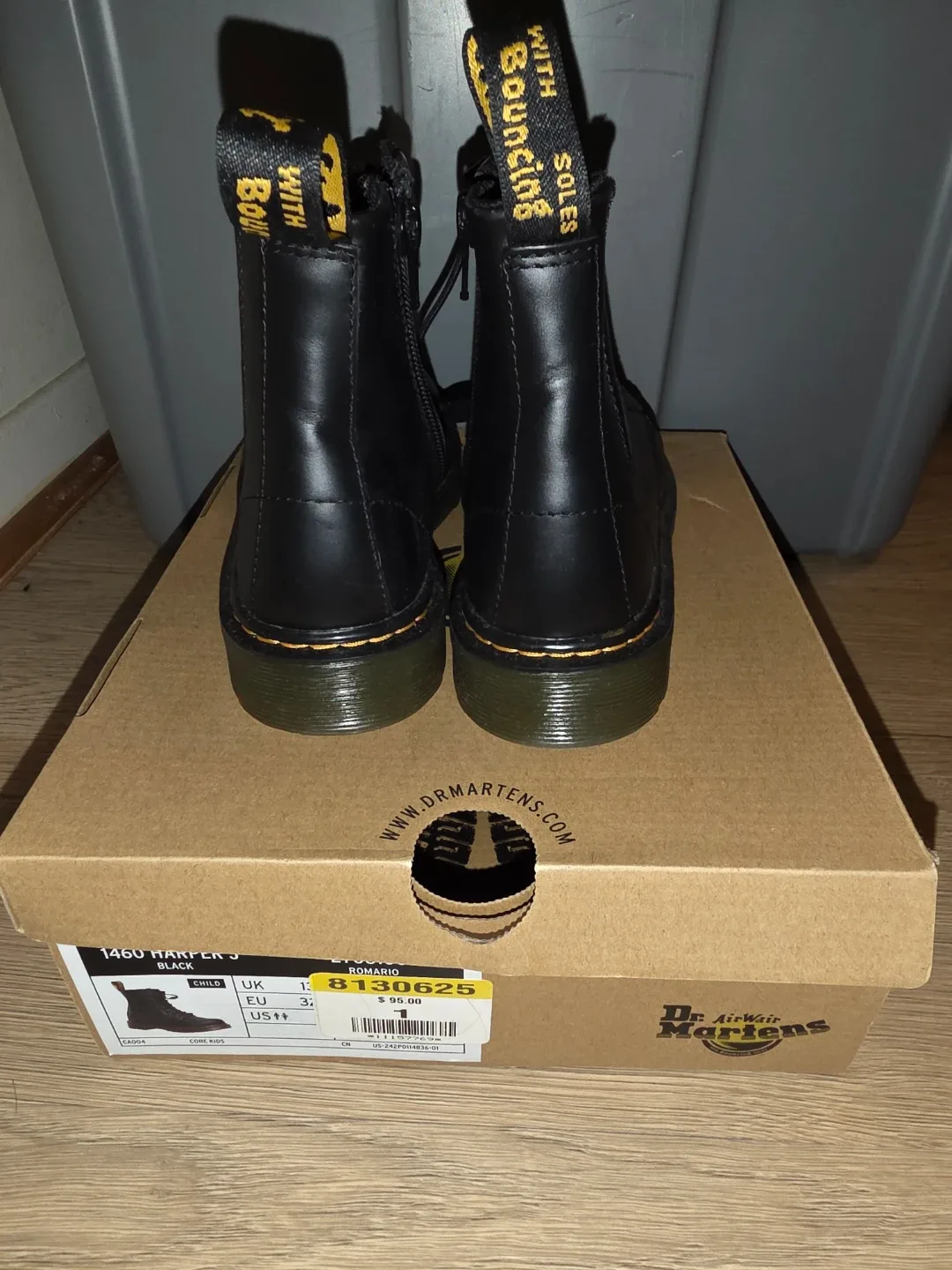 Dr. Martens 1460 Harper J Black Boots - US1 image indicator(4)