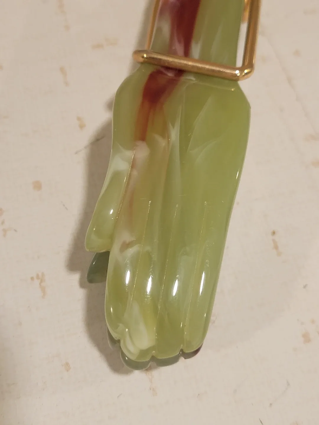 Vintage Bakelite Praying Hands Clothespin or Catalina Clip image indicator(4)