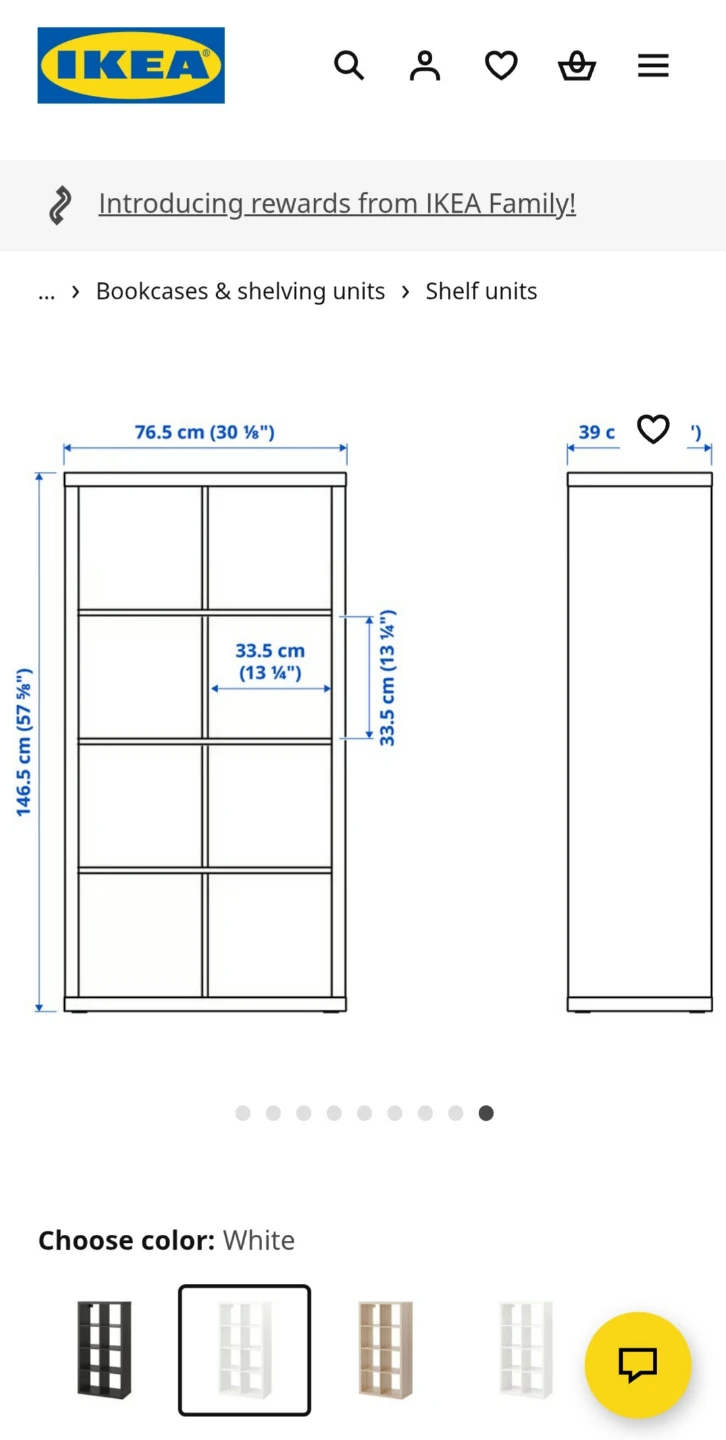 IKEA Bookcase Shelf - White - photo 3