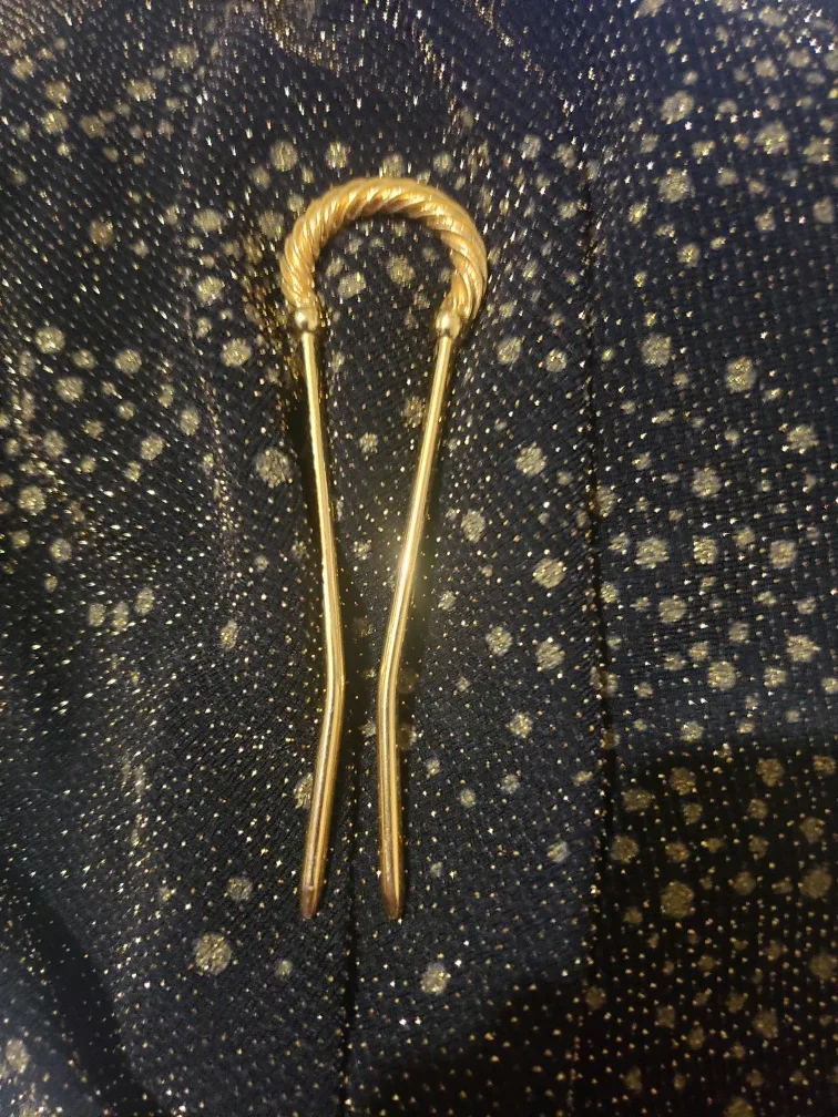 Gold  tone Hair Pin