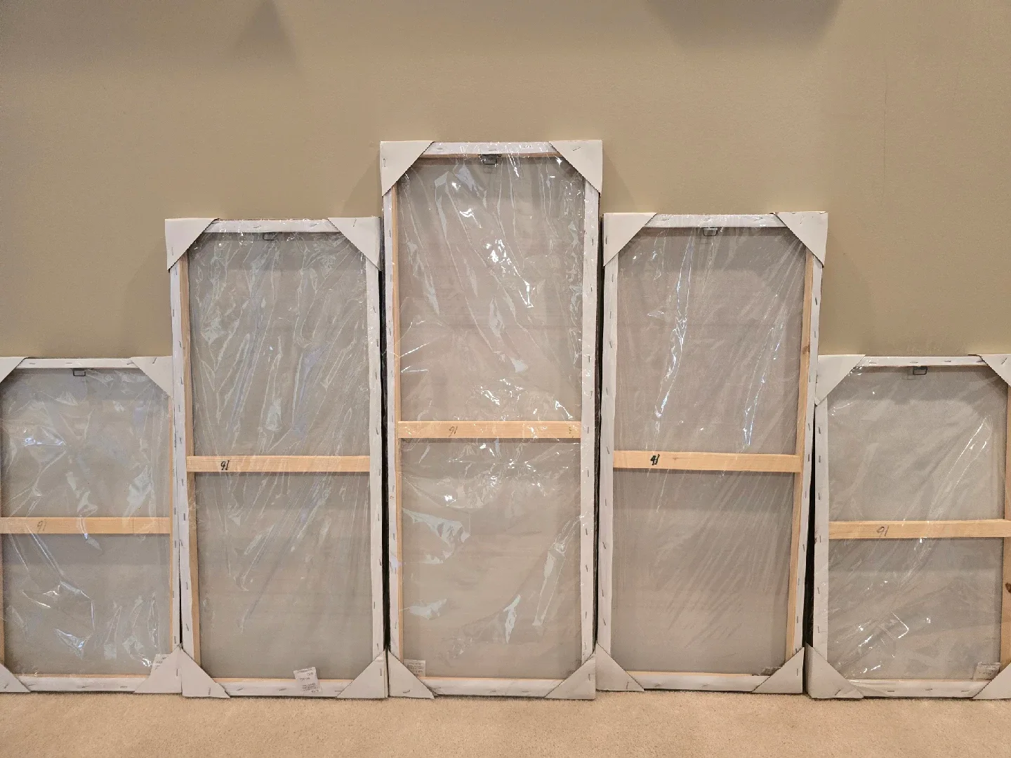 5-Piece Tree Canvas Wall Art Set - New image indicator(7)