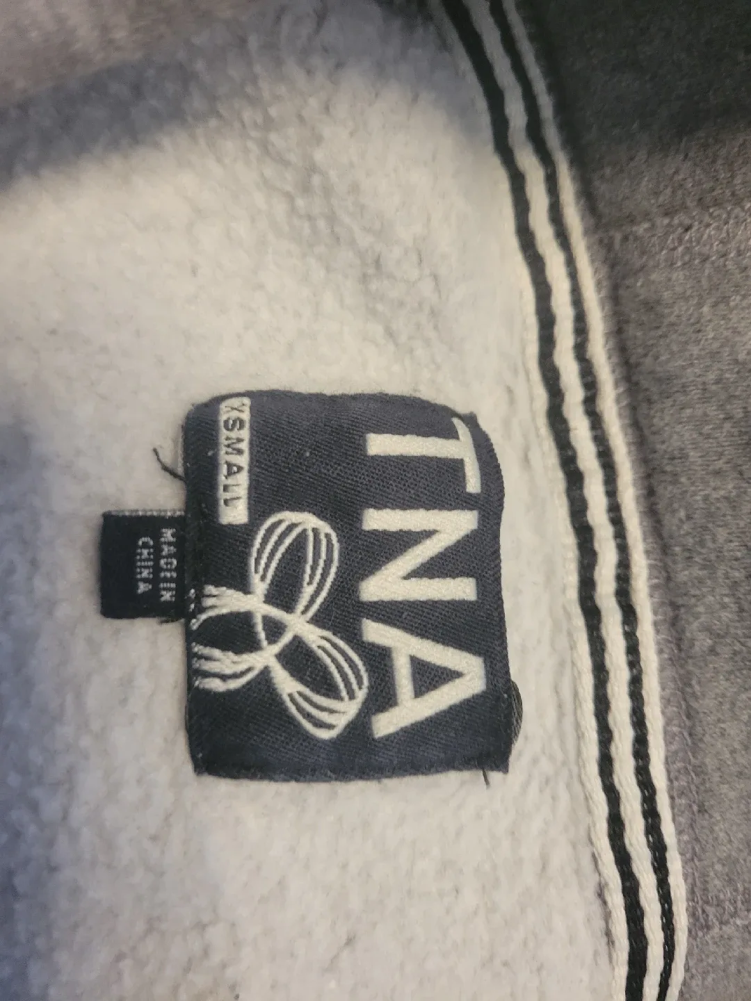 TNA Grey Hoodie - Size XS image indicator(3)
