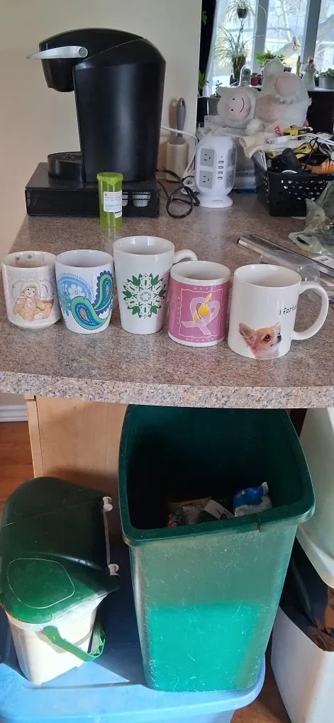 Variety of Decorative Mugs
