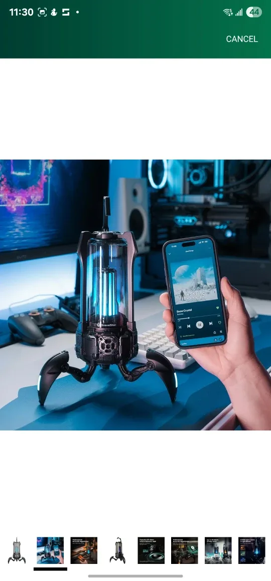 Sealed new GravaStar Supernova Bluetooth Speaker image indicator(3)