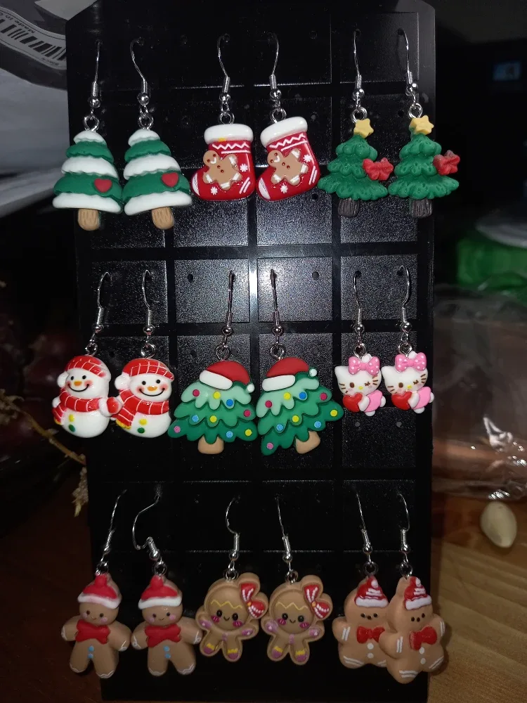 Christmas Earrings - Handmade Holiday Fun!