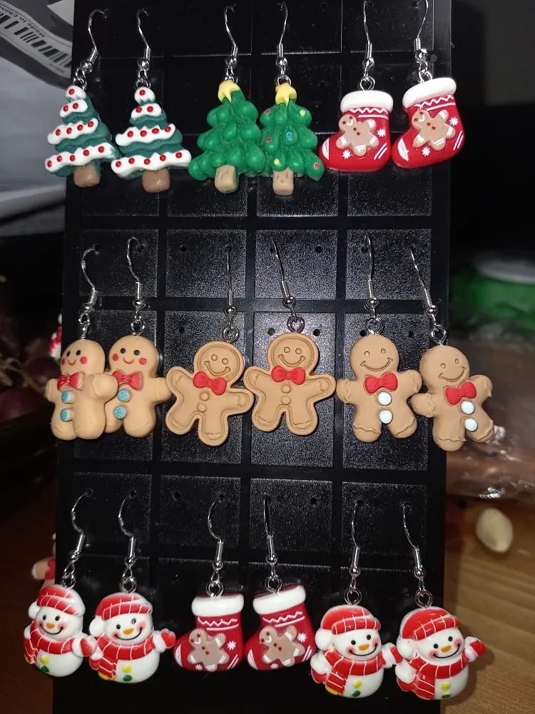 Christmas Earrings - Handmade Holiday Fun! image indicator(2)