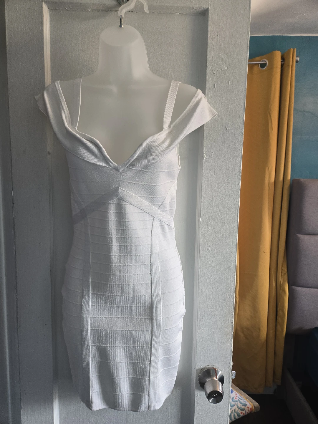 White Gruess Bandage Dress