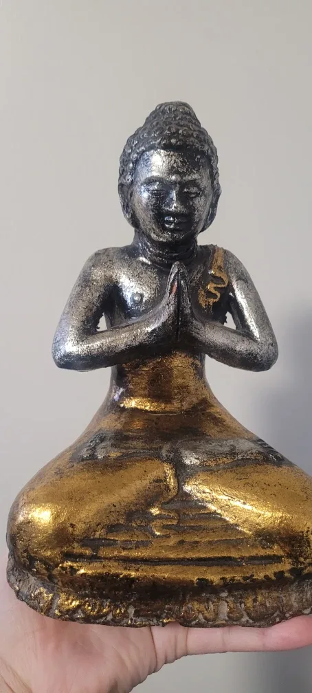Buddha Statue - Gold & Silver