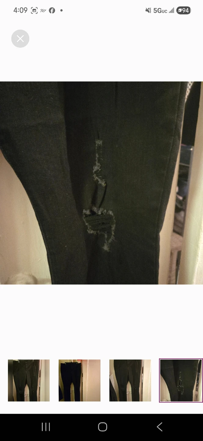Old Navy black long jeans sz 16 - photo 4