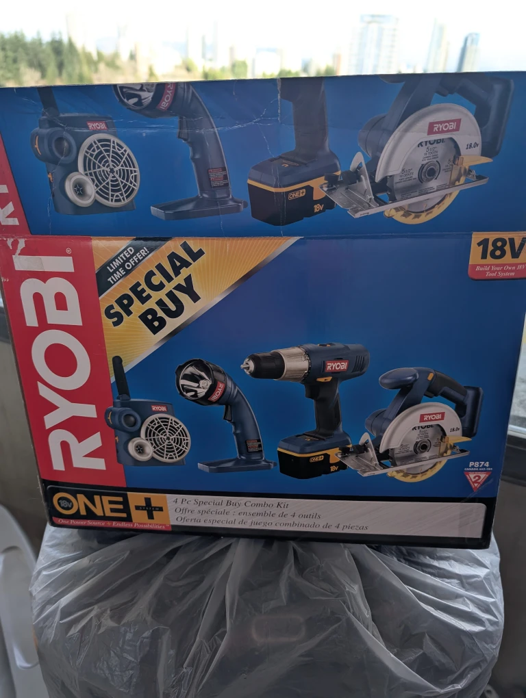 Ryobi 4 piece combo kit - photo 2