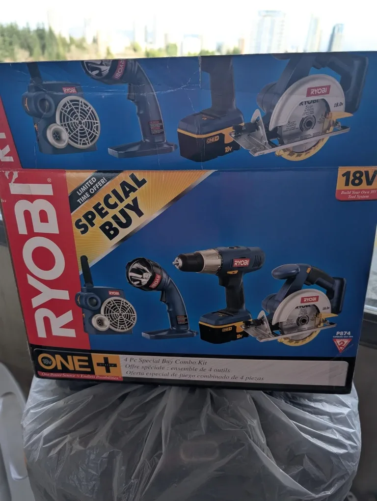 Ryobi 4 piece combo kit image indicator(2)