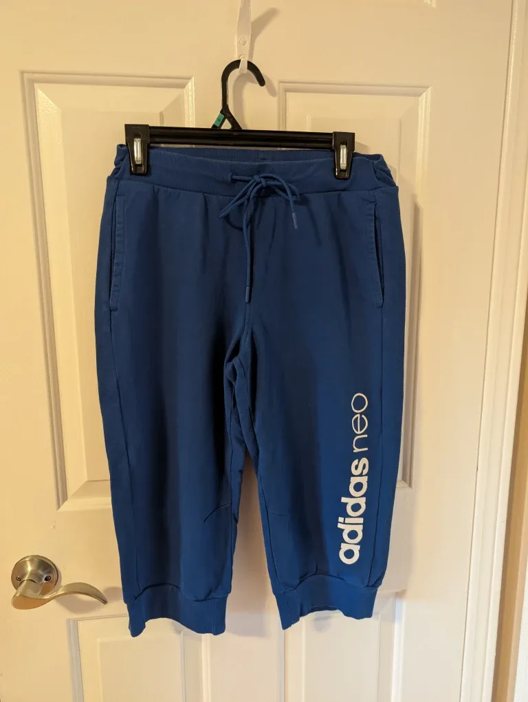 Adidas Neo Blue Capri Pants