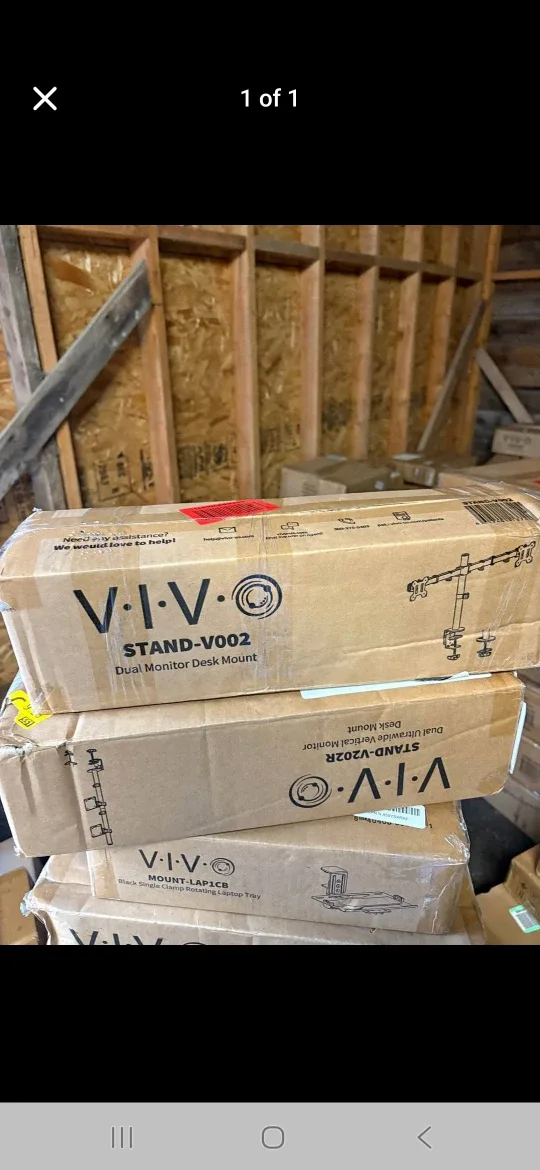 VIVO Dual Monitor Desk Mount STAND-V002