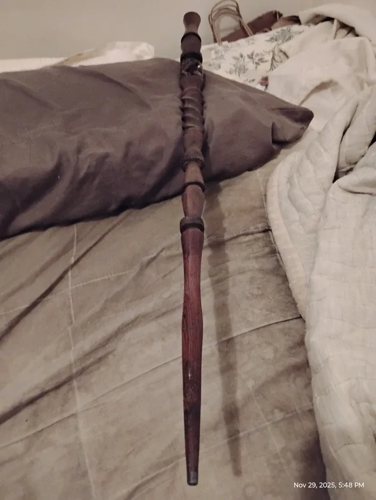 Vintage Carved Wooden Walking Stick