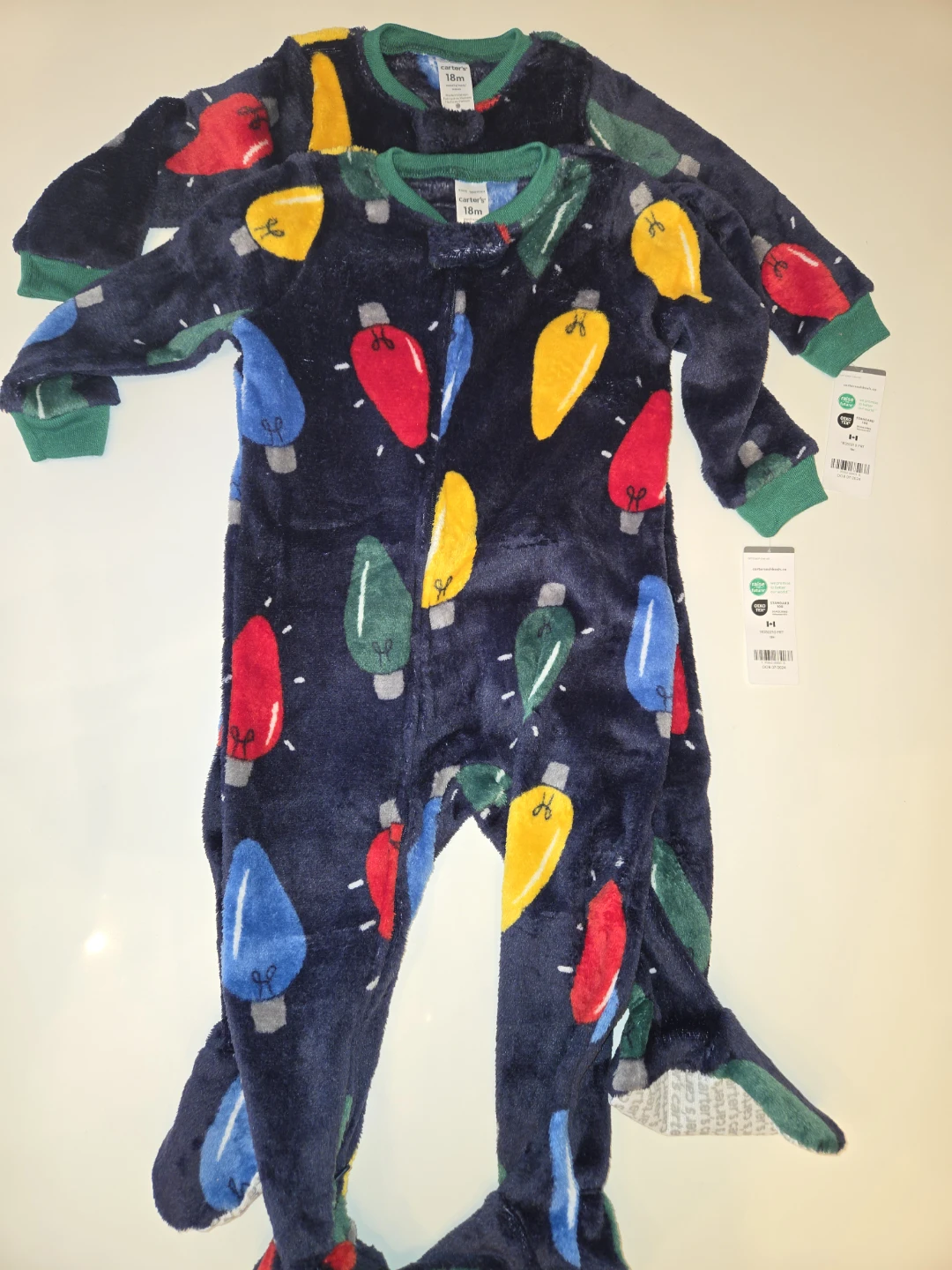 2 for $20 - BNWT 18 Months Holiday Onesies