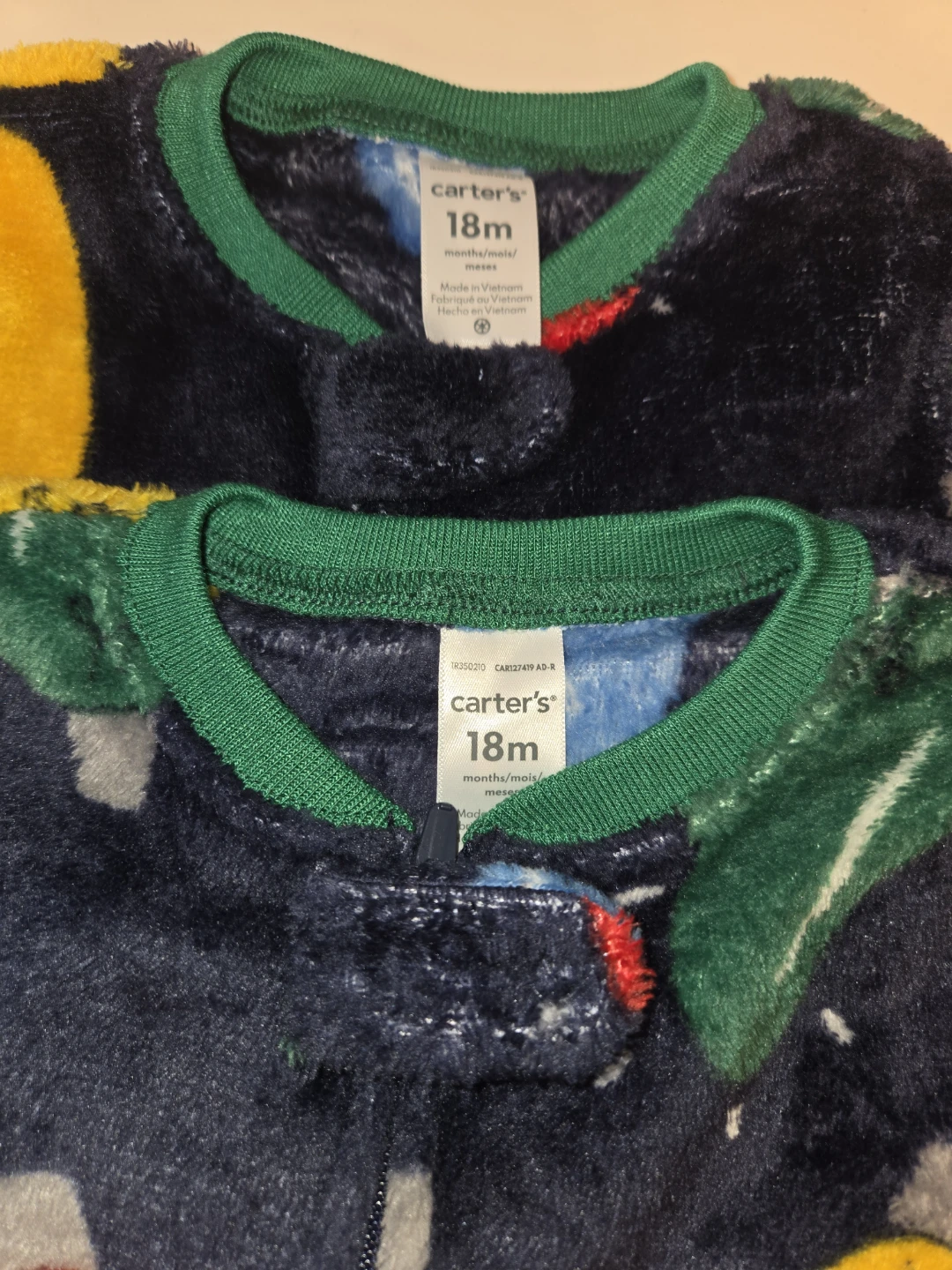 2 for $20 - BNWT 18 Months Holiday Onesies - photo 2
