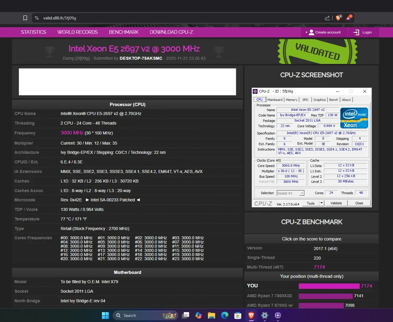 Gaming Motherboard + 2 Server CPUs + 32GB Server RAM + GPU image indicator(8)