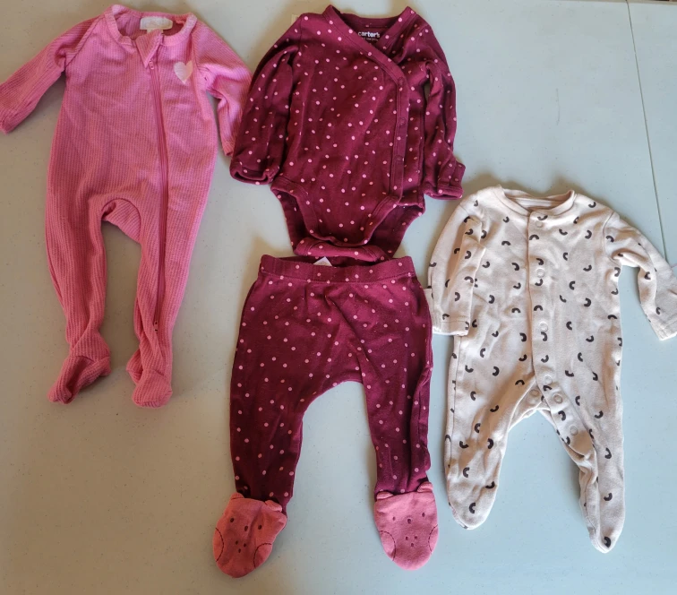 Carter's Baby Clothes Bundle Newborn- 3mo
