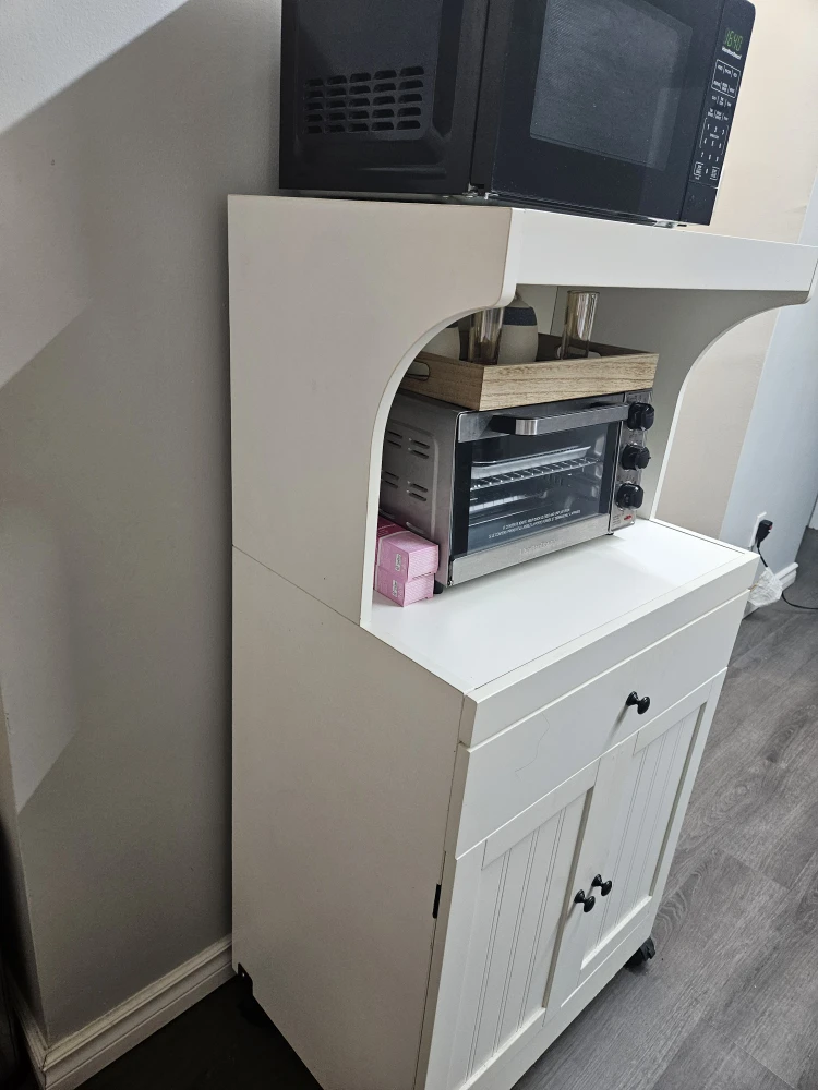 Microwave with Storage Cabinet - photo 4