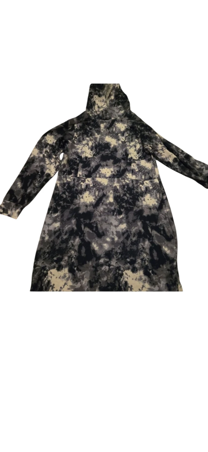 Women blue and white long dress sweater - photo 3