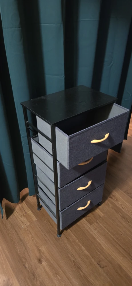 Storage Tower Dresser with Fabric Drawers - photo 3