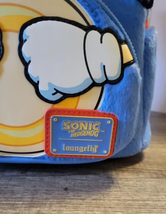 Loungefly Sonic the Hedgehog Faux Fur Backpack image indicator(4)