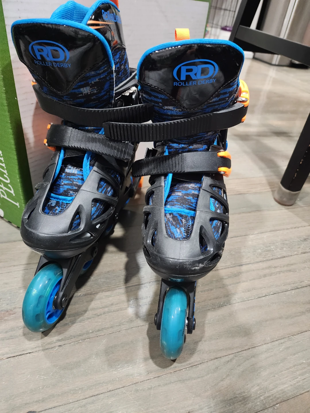 Roller Derby Boy's Tracer Adjustable Inline Skates Size 2-5