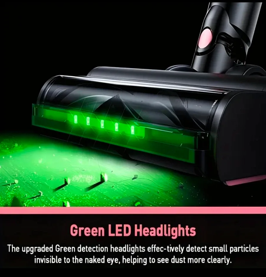 Cordless Stick Vacuum Cleaner - Pink image indicator(10)