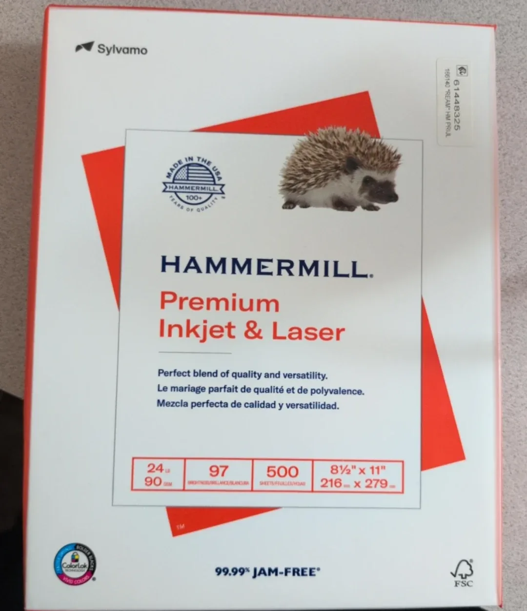 Hammermill Premium Inkjet & Laser Paper, 500 Sheets
