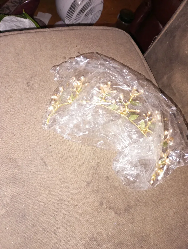 Gold Floral Crown s- New in Box image indicator(2)