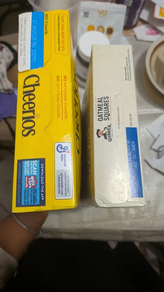 Cheerios & Quaker Oatmeal Squares Cereal image indicator(2)