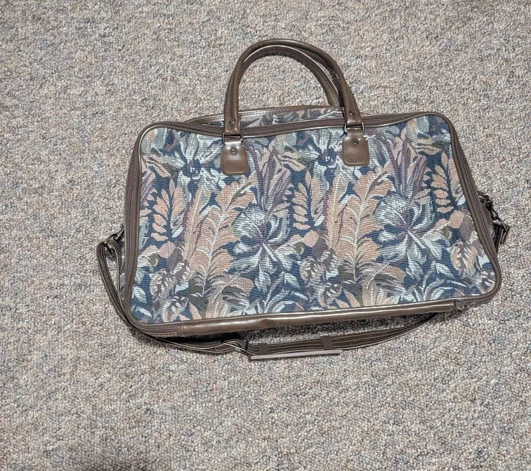 Floral Tapestry Large Travel Bag