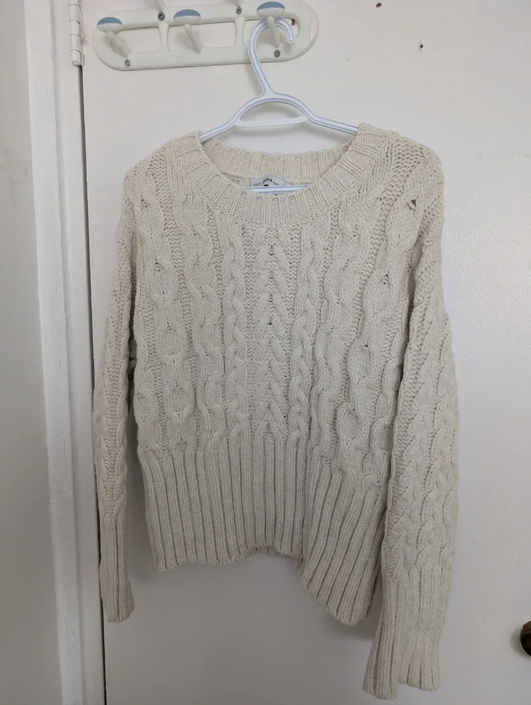 Zara Knit Sweater - Cream thumbnail
