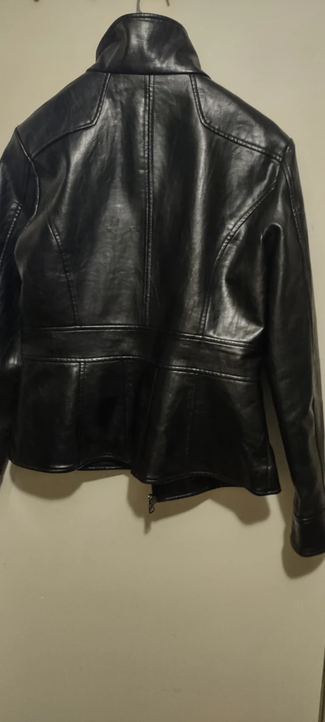 Kenneth Cole Black Faux Leather Jacket - photo 2