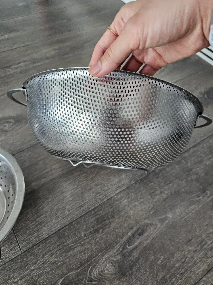 Stainless Steel Colander Set image indicator(4)