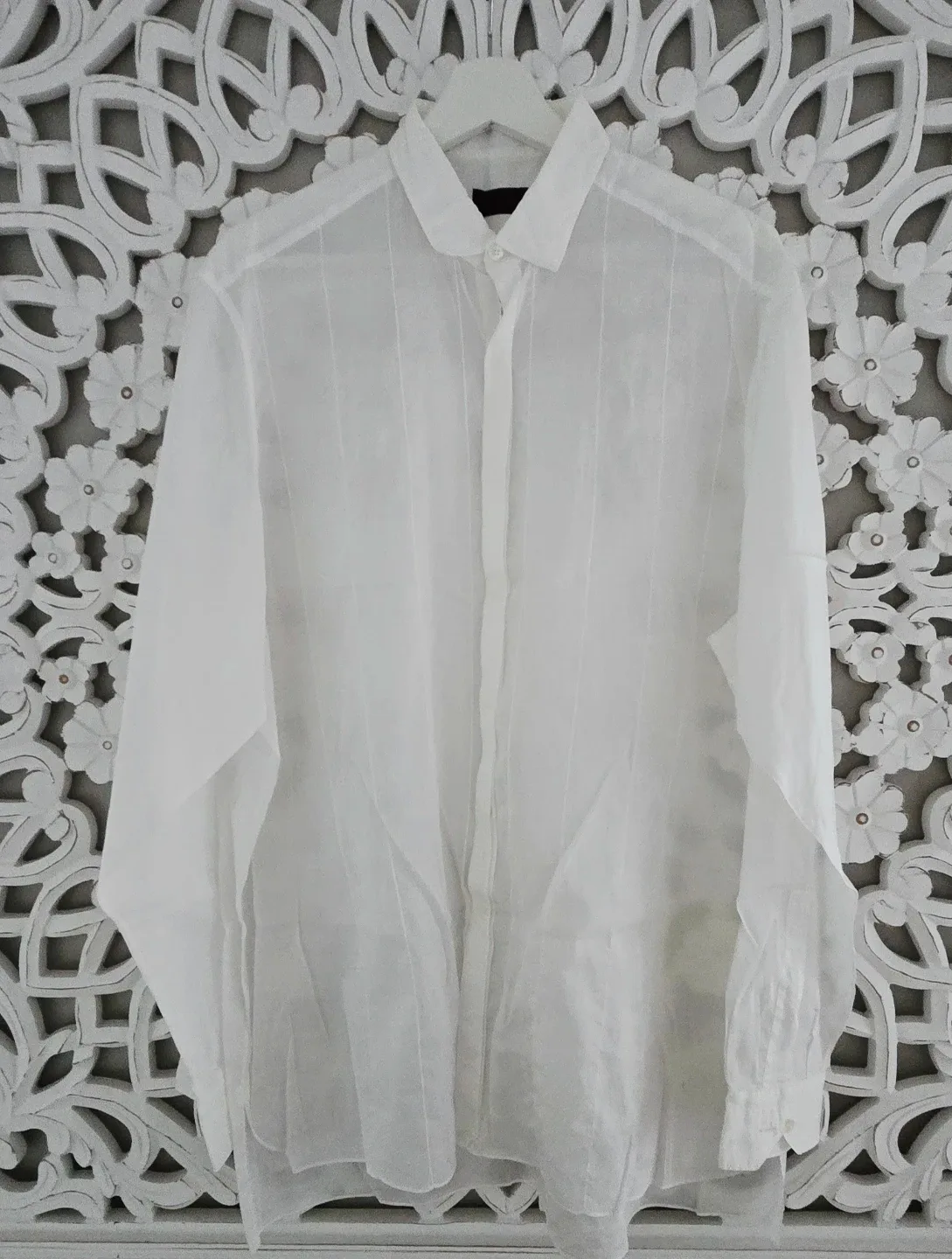 Lanvin White Cotton Shirt - Size 40