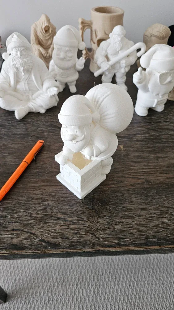 3d Santa Claus Figurine