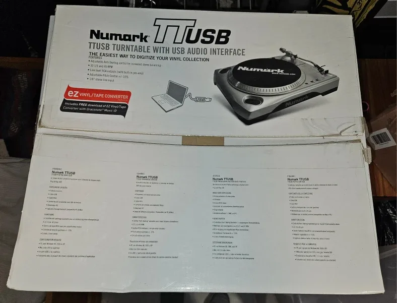 Numark TTUSB Turntable with USB Audio Interface
