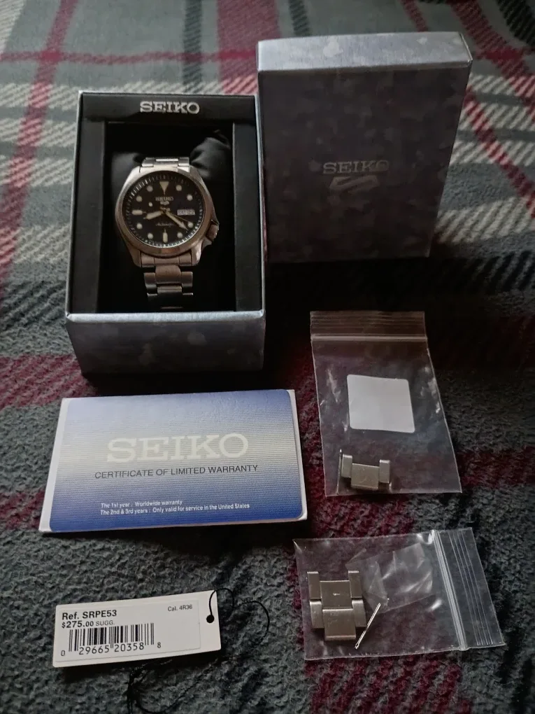 Seiko 5 Automatic Watch SRPE53