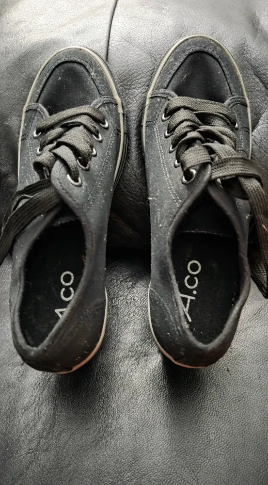 A.co Black Sneakers - Size 8