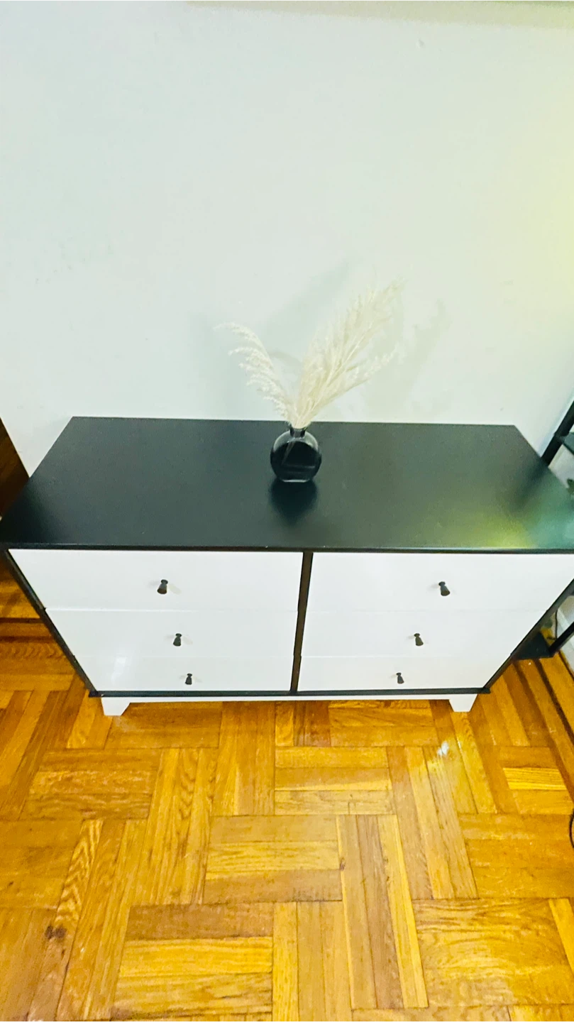 Black & White 6-Drawer Dresser (Moving Out) - photo 2