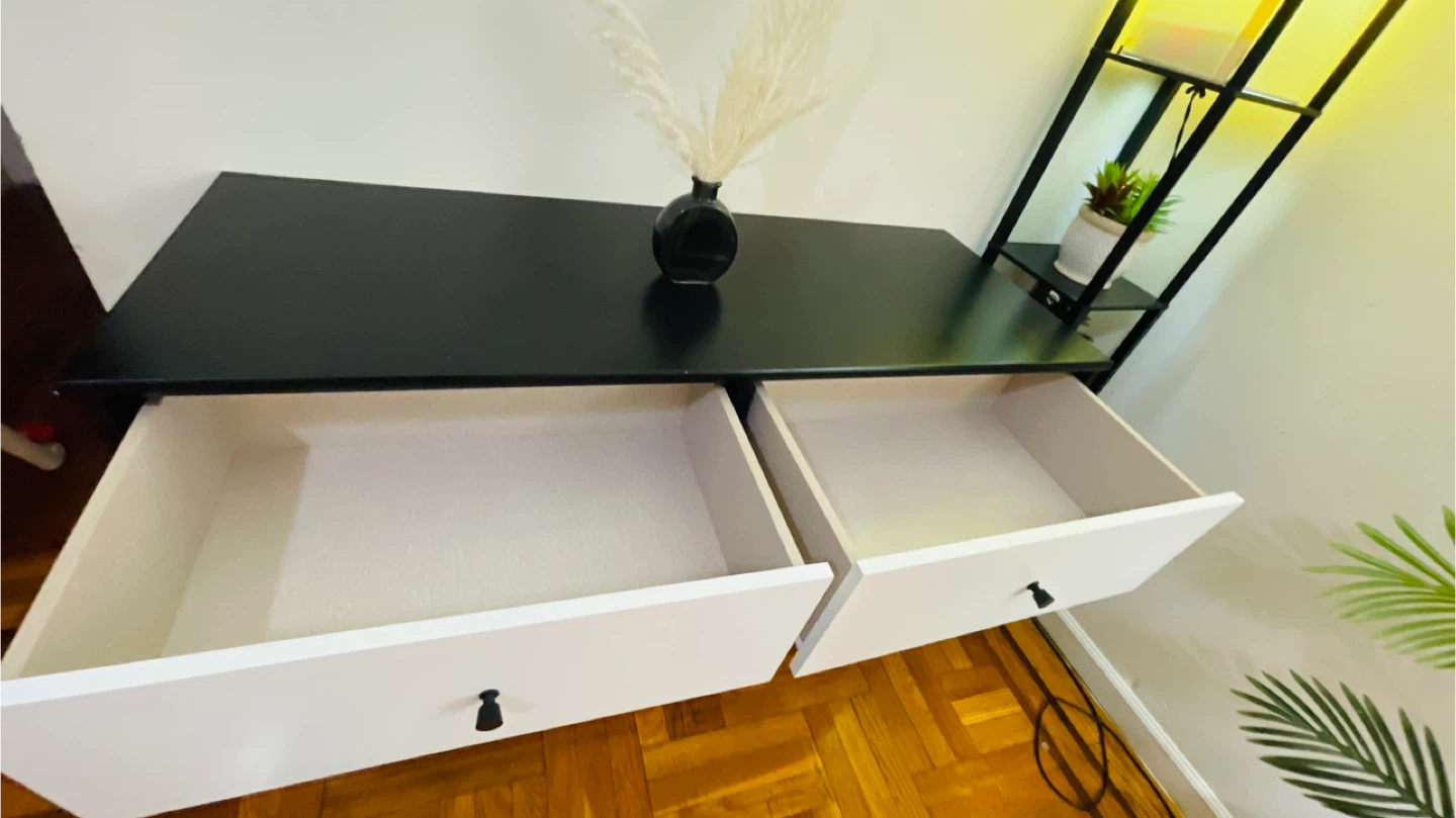 Black & White 6-Drawer Dresser (Moving Out) - photo 4