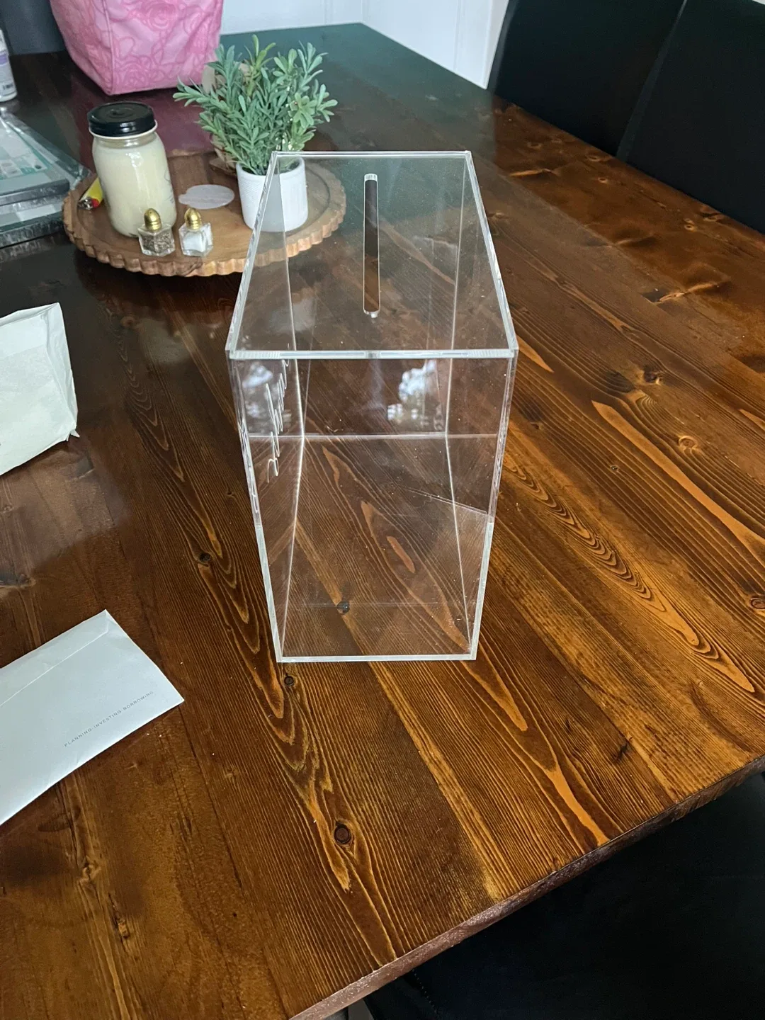 For Rent! Acrylic Wedding Card Box (see description) image indicator(9)