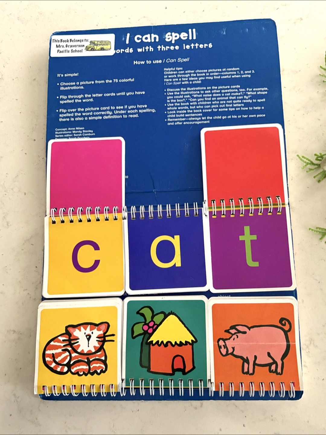 I Can Spell Words with Three Letters Book
