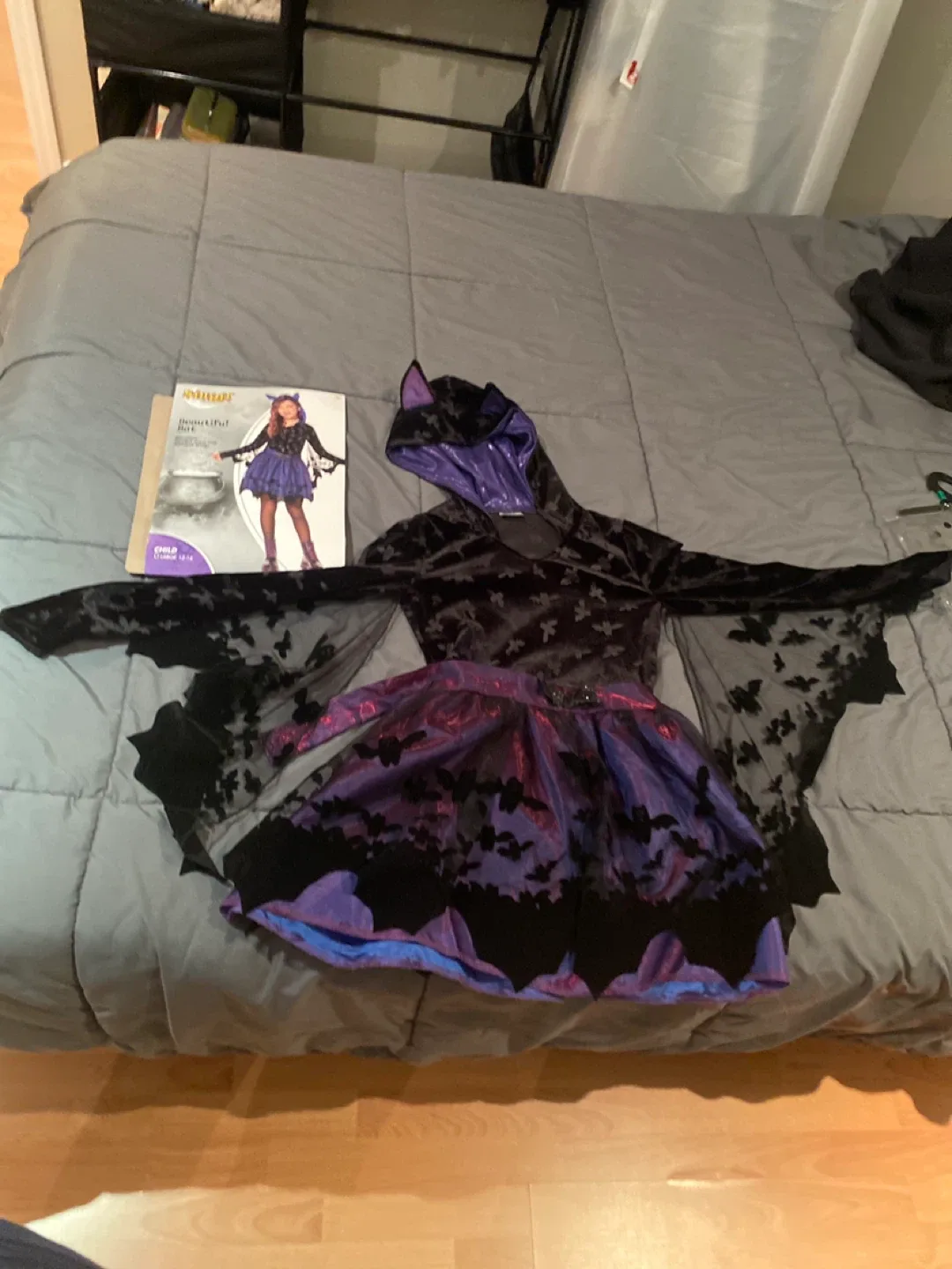 Spirit Halloween Beautiful Bat Costume - Child Large image indicator(2)