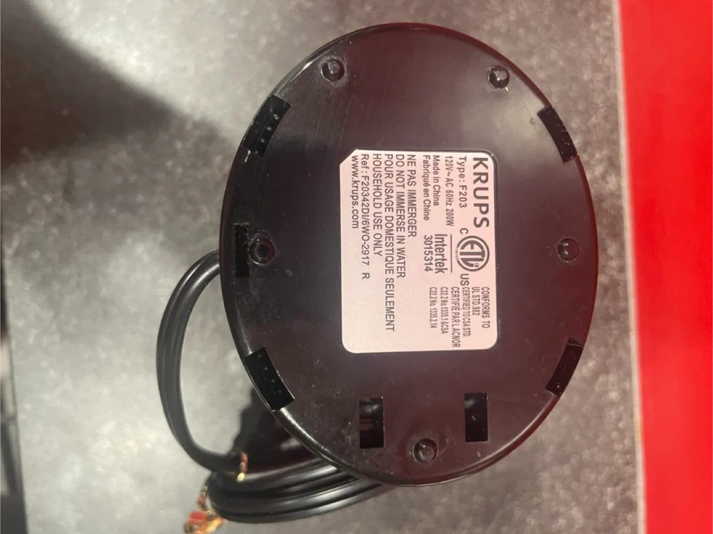 KRUPS F203 Electric Coffee & Spice Grinder - 200W Blade Mill image indicator(6)